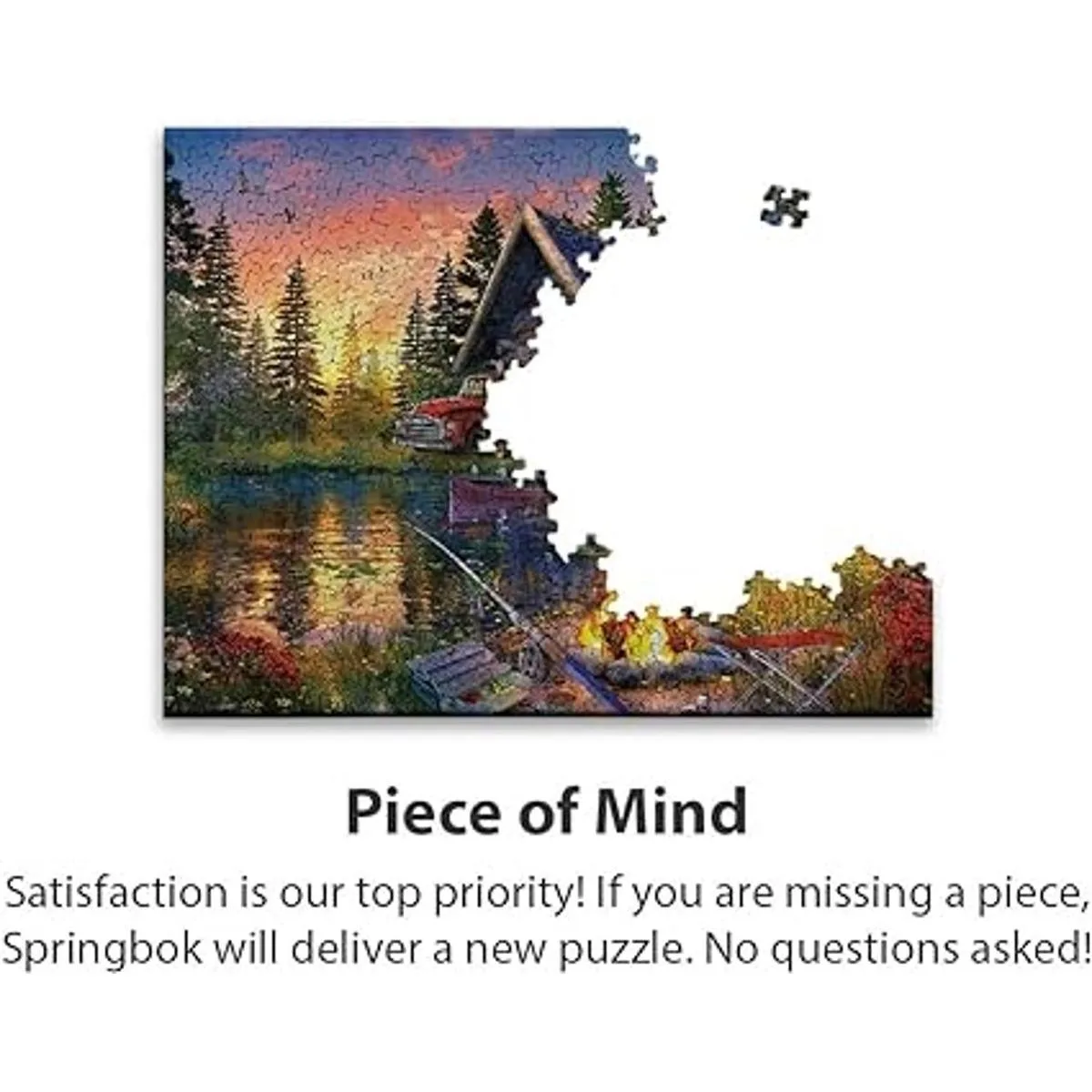 Springbok Rompecabezas de 500 piezas con cabina besada por_6