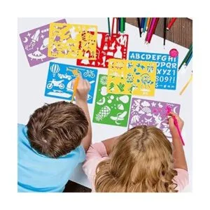 Kit de dibujo de plantillas para niños 25 plantillas de