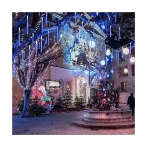 JMEXSUSS Meteor Luces de lluvia para regadera con energía_3