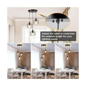 DLLT Lámpara colgante vintage mini lámpara colgante_3