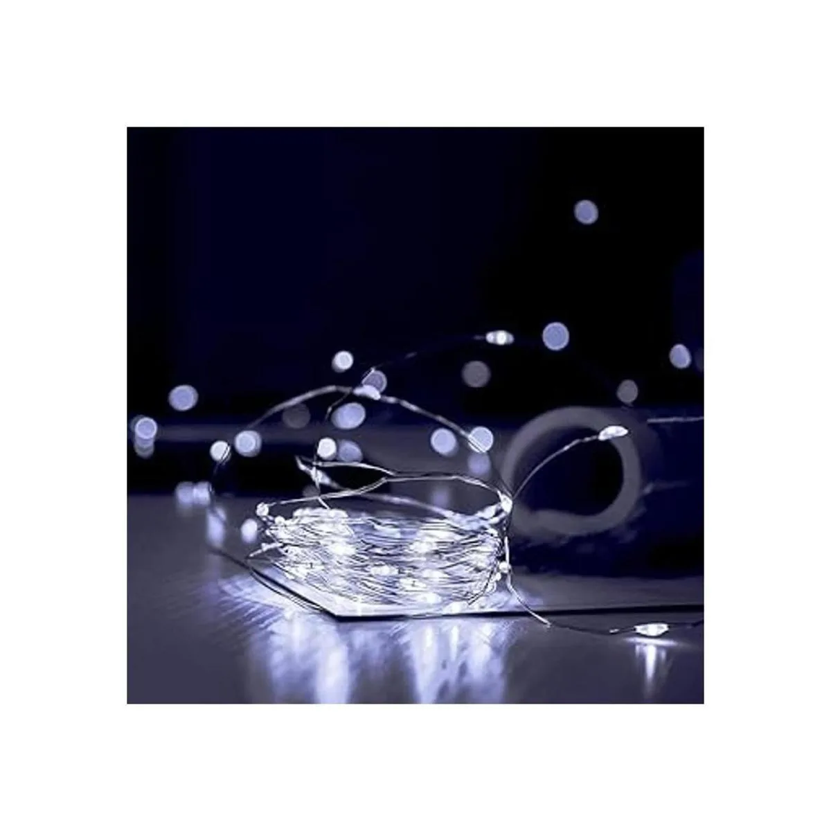 Beewin Guirnalda de luces solares para exteriores paquete