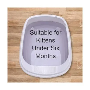 Caja de arena abierta para gatos con tapa alfombrilla_4