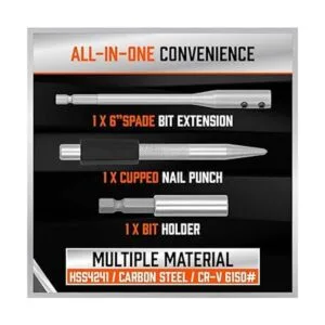 SEDY Juego de brocas de 246 piezas para perforación de