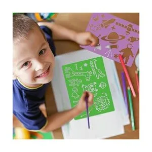 Kit de dibujo de plantillas para niños 25 plantillas de