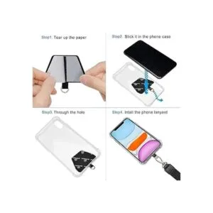 SHANSHUI Llavero universal para teléfono correa para el_2