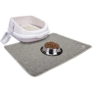 Caja de arena abierta para gatos con tapa alfombrilla_1