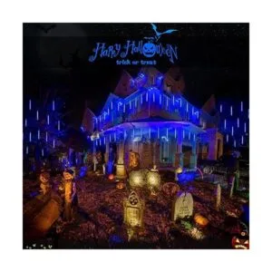 JMEXSUSS Meteor Luces de lluvia para regadera con energía_6