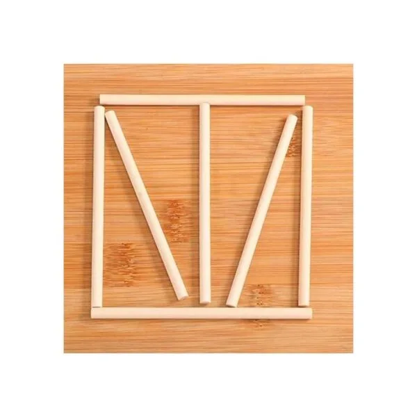 TOYANDONA 100 varillas de madera sin acabar de 4 x 15_5