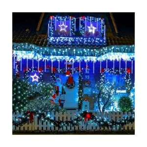 JMEXSUSS Meteor Luces de lluvia para regadera con energía_5