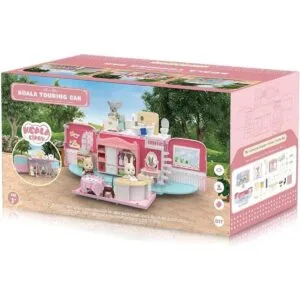 Mitcien Juego de casa de muñecas kit de juguete portátil