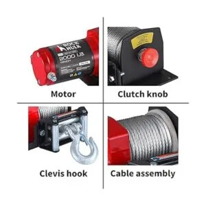RockHulk Cabrestante eléctrico de 2000 libras 12 V_3