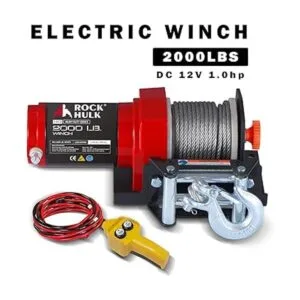 RockHulk Cabrestante eléctrico de 2000 libras 12 V_2