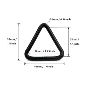 Hebilla de anillo triangular de metal de 114 pulgadas_2