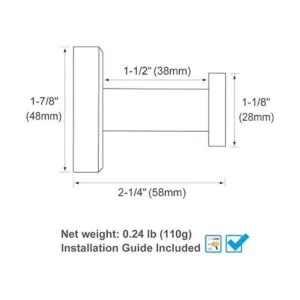 Gancho para bata y toalla gancho para bata de baño de