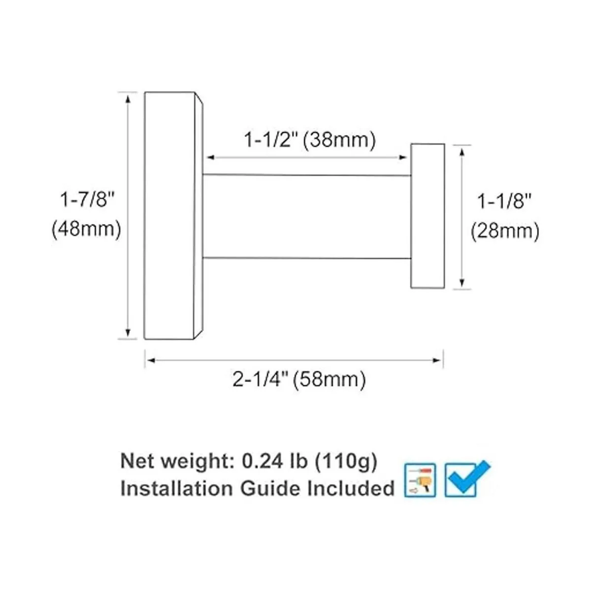 Gancho para bata y toalla gancho para bata de baño de