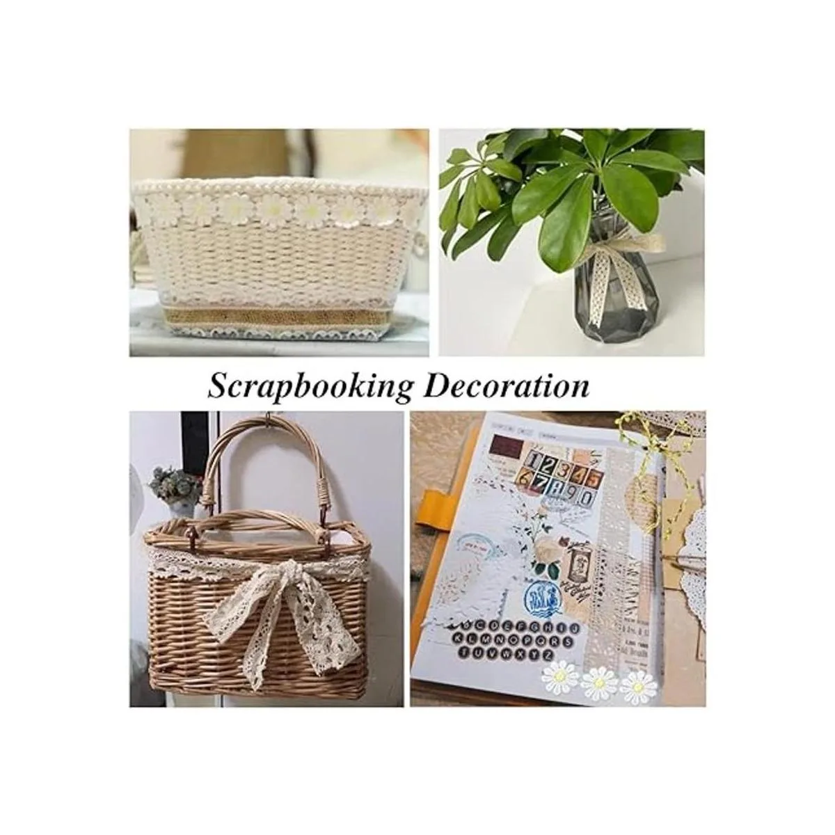 IDONGCAI Cinta de encaje para manualidades adornos de_5