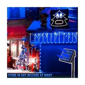 JMEXSUSS Meteor Luces de lluvia para regadera con energía_4