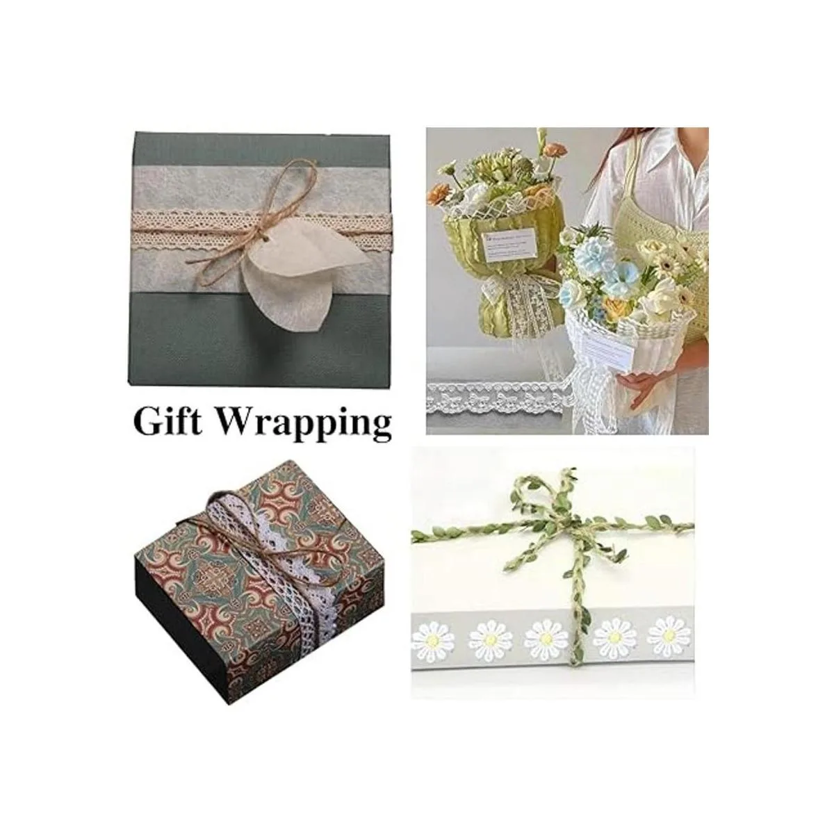 IDONGCAI Cinta de encaje para manualidades adornos de_4