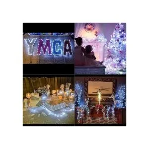 Beewin Guirnalda de luces solares para exteriores paquete