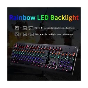 Teclado mecánico retro para juegos EYOOSO teclado_2