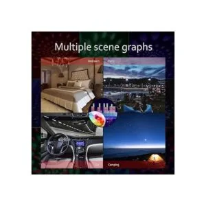 Luces románticas de estrella USB con mini luz de