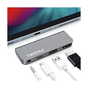 TWOPAN iPad Pro 4 puertos USB C Hub divisor de puerto USB_1