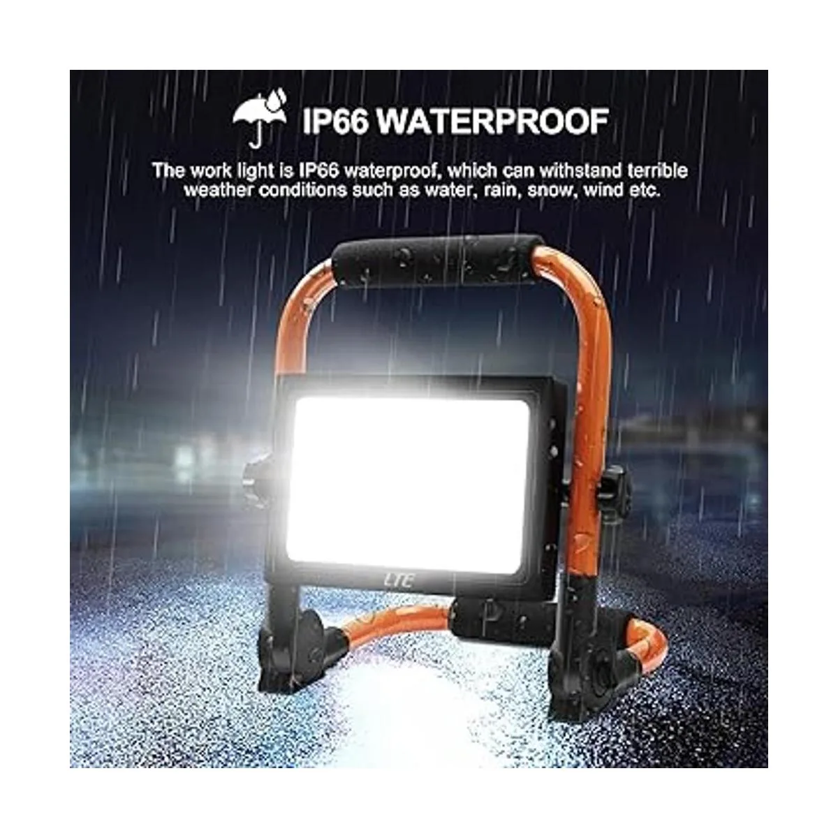 LTE Luz de trabajo LED de 50 W luces de inundación LED