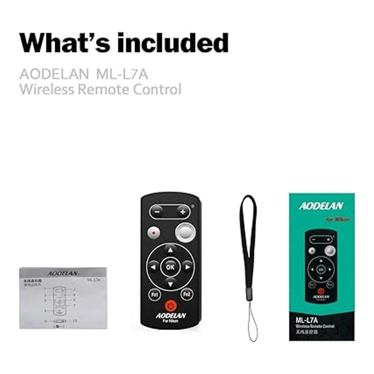 Liberación de obturador inalámbrico remoto de cámara para_3