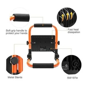 LTE Luz de trabajo LED de 50 W luces de inundación LED
