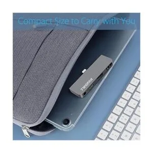 TWOPAN iPad Pro 4 puertos USB C Hub divisor de puerto USB_2