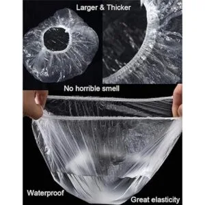 MrSunix Juego de 100 gorras de ducha desechables de_3