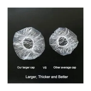 MrSunix Juego de 100 gorras de ducha desechables de_2