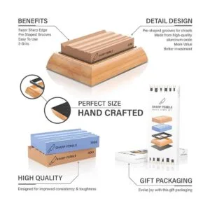 Sharp Pebble Piedras de afilar para herramientas de