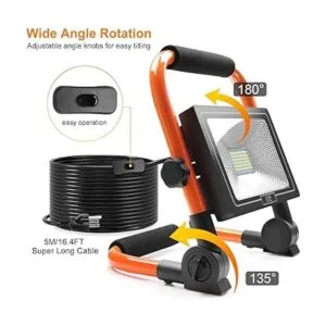 LTE Luz de trabajo LED de 50 W luces de inundación LED