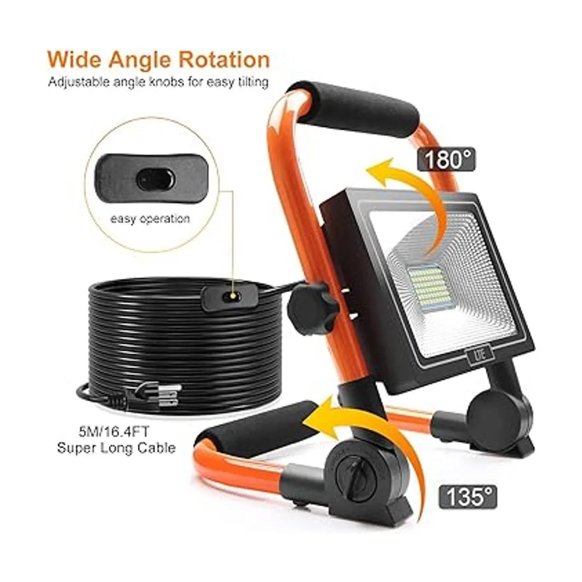 LTE Luz de trabajo LED de 50 W luces de inundación LED