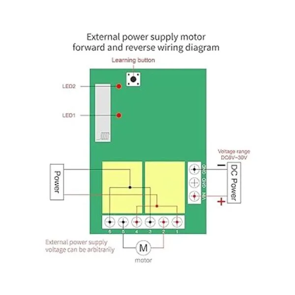 QIACHIP 12 V Secure Wireless RF Control remoto interruptor_6