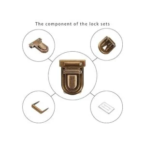 PandaHall Elite Cerradura de hierro con cierre para el