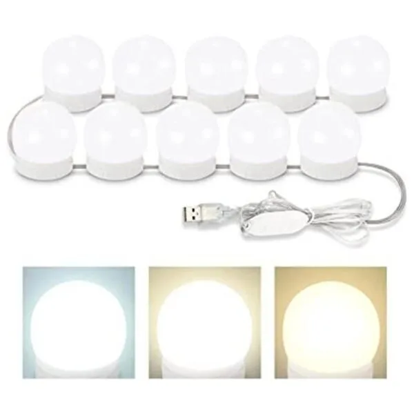 Consciot Luces LED de tocador para espejo luz de