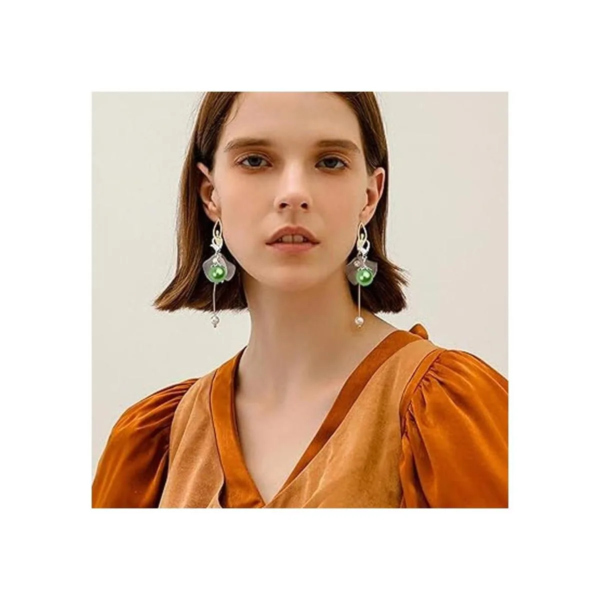 20 colgantes de perlas de colores con cierre de langosta