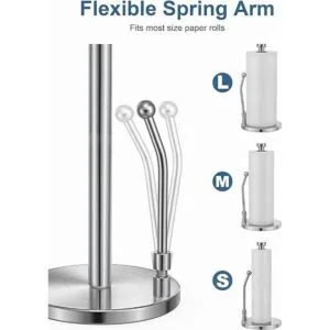 SMARTAKE Soporte de papel para toallas de acero_4