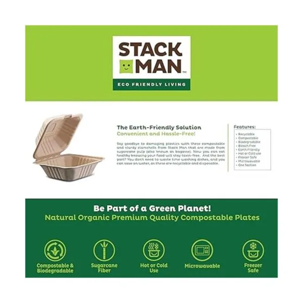 Stack Man BG60HT1K Recipientes de comida 100