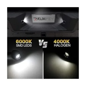 RUXIFEY Luz LED para placa de matrícula con enchufe de_6