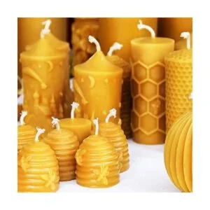 Buytra Moldes de silicona para velas de abeja con 50