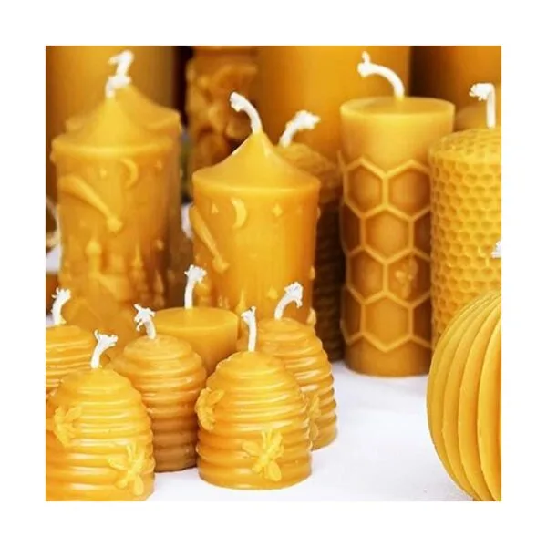 Buytra Moldes de silicona para velas de abeja con 50