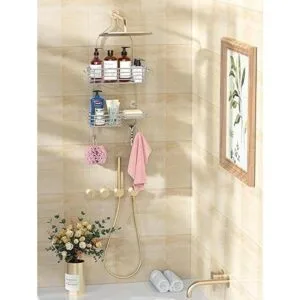 SMARTAKE Organizador de regadera colgante para ducha