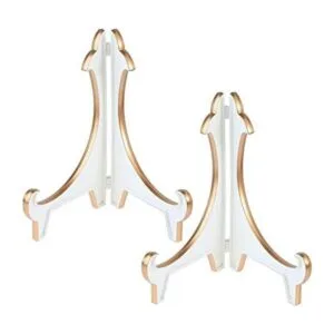 Artliving Juego de 2 caballetes acrílicos gruesos de 10.0