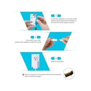 Lenink AA Battery Eliminator Power Supply Adapter Replace_5
