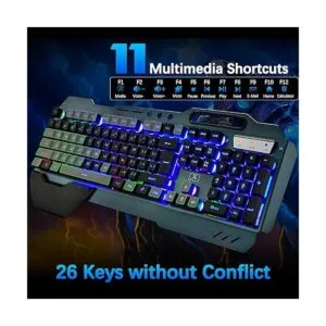 Teclado y mouse inalámbricos juego de ratón y teclado_3