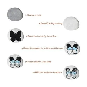 30 rocas de río para pintar pintar rocas a granel rocas