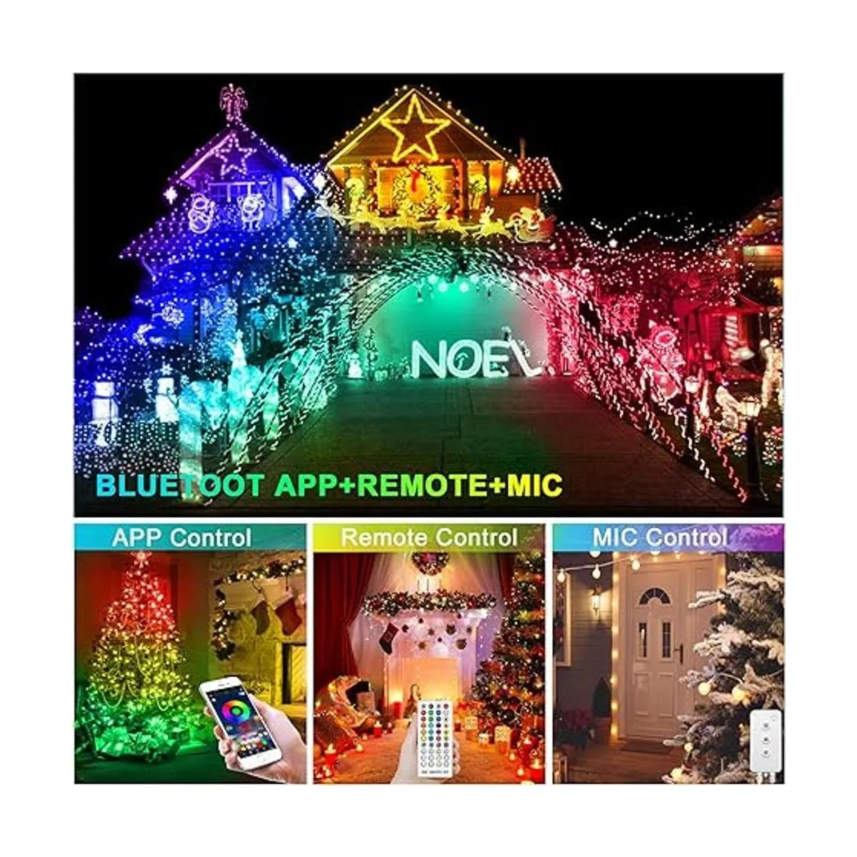 Hedynshine Tira de luces LED inteligentes de 100 ft con_2